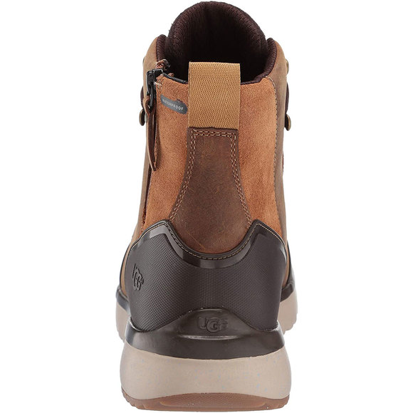 UGG Mens Caulder Chestnut Brown Mixed Media Waterproof Boots 7 M - Picture 3 of 6